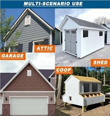 New 2pk, 12″*18″ Gable Vent, Aluminum Alloy Wall Vent Shed Vents with Removable