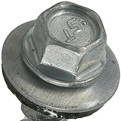 Powerpro ZXL Premium Self Drilling Roofing Screws,Metal To Wood,Clear Finish,#10