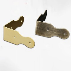 Corner Braces Vintage Brass Bracket Carved Angle 90/180°Corner Code Desk Protect