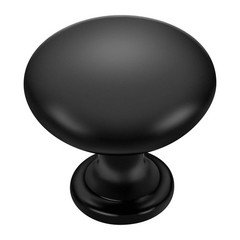 Ravinte 30 Pack Kitchen Cabinet Knobs and Pulls – 1-1/6″ Matte Black, Black