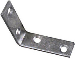 Galvanized Corner Brace, 2-1/2 x 5/8 In., 4-Pk. – N208-751
