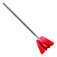 Paint Mixer Drill Attachment – Helix for 1 Gallon of Epoxy, Red
