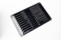 Air vent, Aluminium Louver Vent Black air vent Caravan Vent Powder coated vent