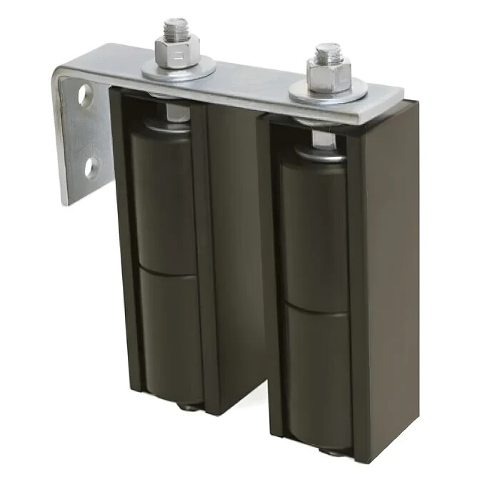 NEW DKS DoorKing 1204-123 6″ Double Guide Roller Assembly UHMW for Sliding Gate