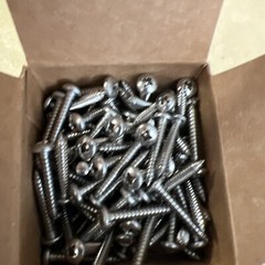 Sheet Metal Screws,Phillips,Pan-Head,Stainless Steel,#8×1-In.,100-Pk. -823266