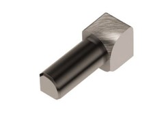 Schluter RONDEC – 3/8″ Inside Corner – Brushed Nickel – (IV/RO 100 ATGB)