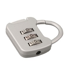 Cabinet Trolley Case Compact Combination Lock Red Silver Zinc Alloy Blue