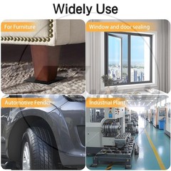 Self Adhesive Backed EPDM Foam Sponge Rubber Strip Roll Tape Sticky Seal 1 -40mm