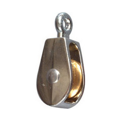 National Hardware N223-404 Fixed-Eye Single Pulley, Nickel-Plated, 1 In. –