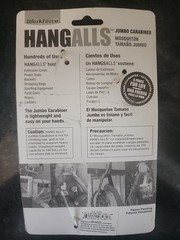 Hangalls Pink Large Carabiner 150lbs MAX 6.5” NO CLIMBING