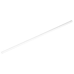 2pcs Clear Rigid Tubing Pipe 4mm ID x 7mm OD 305mm Plastic Tube