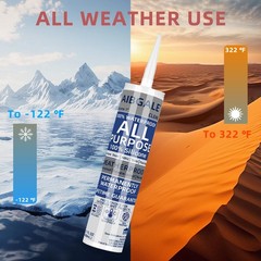 Aibgale 12 Pack Of Clear Sealant All-Purpose 100 Waterproof –