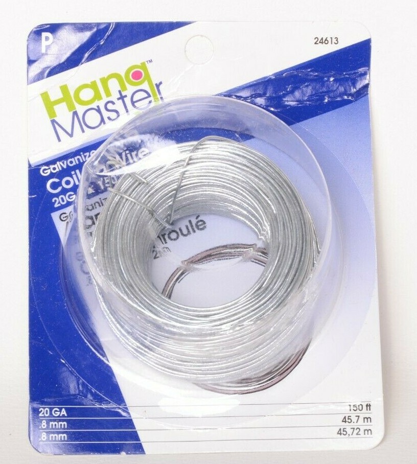 MIDWEST FASTENER Galvanized Coiled Wire 20ga / .8mm x 150′ NEW in Package