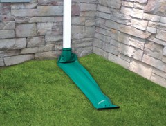 Frost King DRAIN AWAY 8′ Green Plastic K Downspout Extension Unrolls DE200 NEW!!