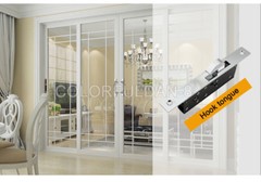 1PCS Zinc Alloy Sliding Door Lock Window Locks Anti-Theft Safety Wood Gate Locks
