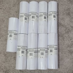(9) Rolls Amerimax 143018W White Vinyl Flashing 14″ X 30′, For Fascia, Deck Post