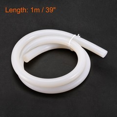 39″ Long 14MM Dia High Temperature Resistant Silicone Sealing Strip(Cream White)