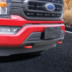 Tow Hook Cover for 2004-2024 F150 and 2017-2021Tundra and 2021-2024 Red Standard