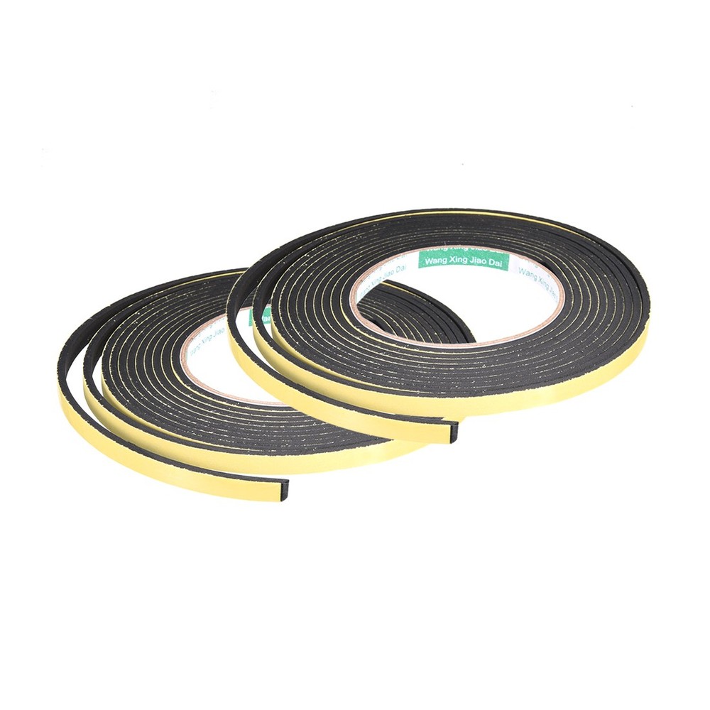 2 x Foam Seal Tape 8mm Wide 3mm Thick 13 Feet Long Adhesive Weather Strip