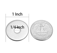 1/4″ x 1″ Stainless Fender Washer,18-8 (304) Steel Flat…