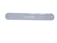 Package of 10 – Aluminum Downspout Strap – 2″ x 3″ White