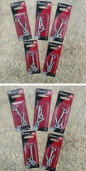 10 pack 2 1/2″ Zinc Plated Safety Hook & Eye for screen doors and gates