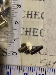 New 20PK Hillman Brass Plated Metal W/Vinyl Shelf Pins Metal Fits 1/4” Hole