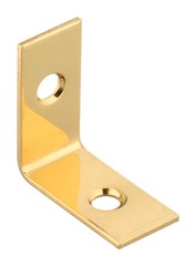National Hardware N213-389 Solid Brass Decorative Corner Brace 1 L x 1/2 H in.