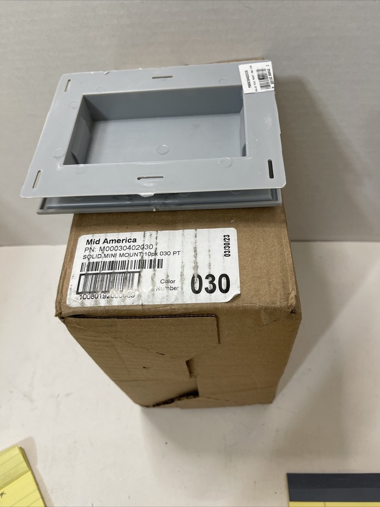 Mid America Solid Mini Mount (10 Count) – Color 030 Gray PN: M00030402030