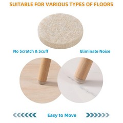 Furnigear Felt Furniture Pads For – Chair Felt Pads Floor