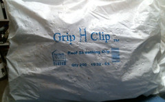 Grip H Clip Roof Sheathing Clips 19/32- 5/8 Qty:250 (00103) FS