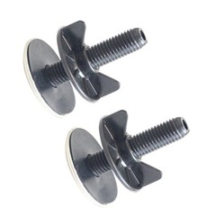 2Pcs High Rust Resistant Grey Faucet Hole Covers Decorative Sink Accessories