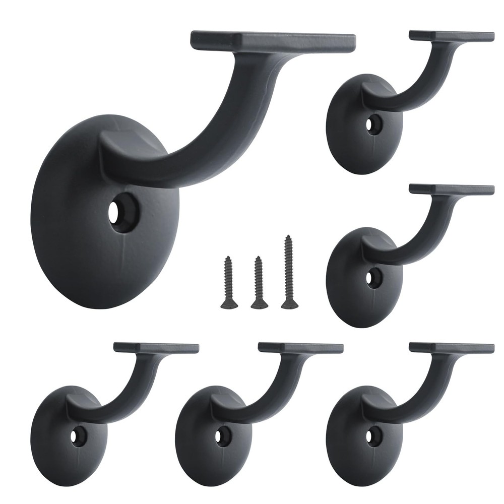 HOME MASTER HARDWARE Hand Rail Bracket, Heavy Duty Stair Support for Home or …