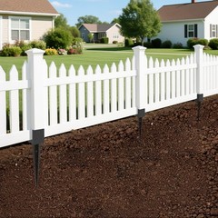 2 Pcs 4″x4″ Fence Post Anchor Ground Spike 24″(Actual: 3.6″x3.6″) Heavy Duty …