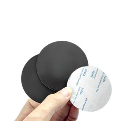 Solid Round Self Adhesive Rubber Pad Disc Sheet Gaskets Dia 10-100mm Thick 1-5mm