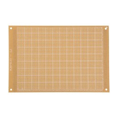12x18cm Single Facade Universal Paper Printed Circuit Board Brown 10pcs