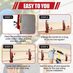 Siding Installation Tools with Mounting Kit and Storage Pouch, 5/16-Inch