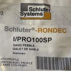 Lot Of 15 -Schluter RONDEC – 3/8″ Inside Corner PVC – Sand Pebble (I/PRO 100 SP)