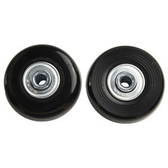 Reliable Suitcase Wheel Replacements Includes Two Black Wheels and Screws