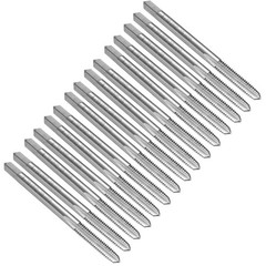 15pcs Male Straight Threader 8-32 UNC for AS Thread Tool