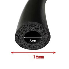 1X Dia.3mm 4mm 6mm-20mm Waterproof Pipe EPDM Rubber Foam Sponge Seal Strip Round