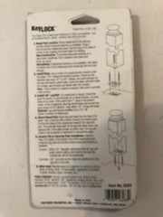 KeyLock Fully Concealable Newel Post Fasteners 6283