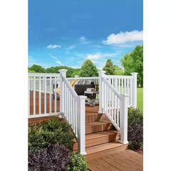Armorguard Regency/Enclave White Nylon Stair Rail Hardware Kit