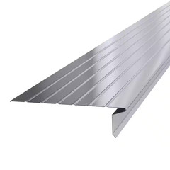 F8 X 10 Ft. Mill Finish Galvanized Steel Drip Edge Flashing