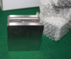 316 Stainless Steel Glass Clamp for 3/8, 1/2, 9/16 Glass Thickness – 4 Pack