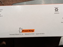 Lot of 3 Frost King DE46BR Automatic Drain Away Downspout Extenders Brown