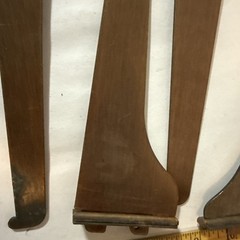 Lot 4 Knape Vogt 180 series STATUARY BRONZE 8” SHELF BRACKETS STEEL Used