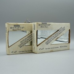Two (2) Boxes Beveled Mirror Bricks 4 x 6 Décor STANLEY Monarch #P46 16 Total