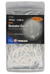 Set of Decorative Chain Kit – 10Ft – Up to 25lbs – Great for Hanging Lights