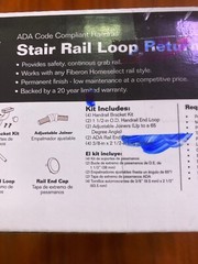 Fiberon Homeselect Stair Rail Loop Return